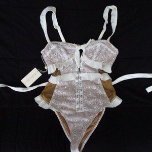 FOR LOVE & LEMONS SAMPLE ELLE SWIMSUIT SIZE S
